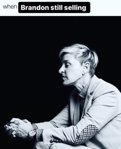 When Brandon Still Selling Ellen DeGeneres GIF