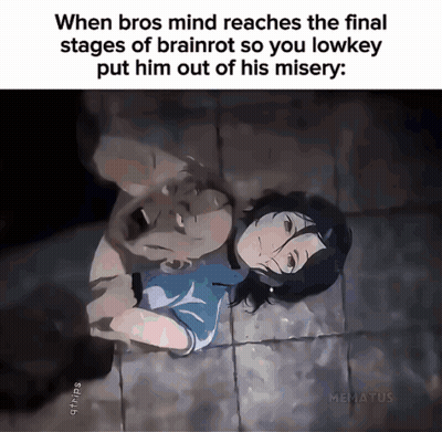 When Bros Mind Reaches Final Stages Of Brainrot GIF