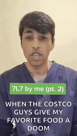 When Costco Guys Give My Favorite Food Doom GIF