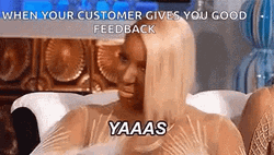 When Customer Give Food Feedback Yaaas GIF