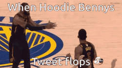When Hoodie Benny Tweet Lebron Flop GIF