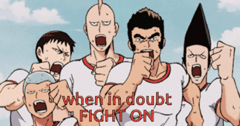 When In Doubt FIght On Mob Pyscho 100 Anime GIF