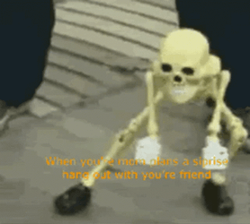 When Mom Plan Surprise Dancing Skeleton Meme GIF