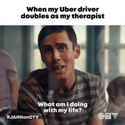 When My Uber Driver Doubles As My Therapist GIF