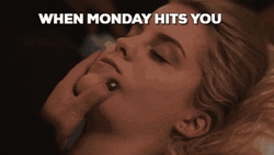 When Sleepy Monday Hits You GIF