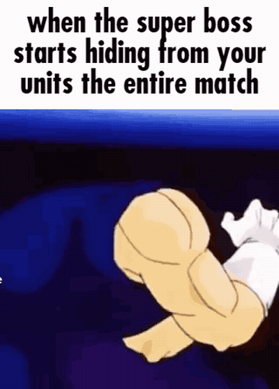 When The Super Boss Starts Hiding From Your Units The Entire Match Is A Cartoon . GIF