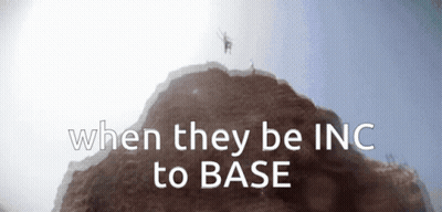 When They Be Inc To Base Is Written On A Rock GIF