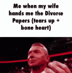 When Wife Hands Me Divorce Papers GIF