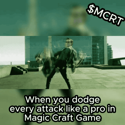 When You Dodge Every Attack Like A Pro In Magic Craft GIF
