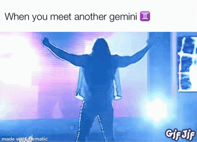 When You Meet Another Gemini Man GIF