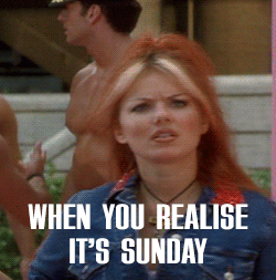 When You Realize It's Black Sunday GIF