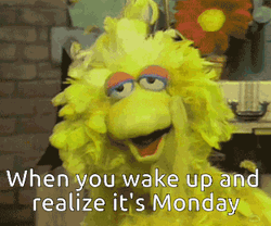 When You Wake Up And It's Tired Monday GIF