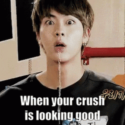 When Your Crush Is Looking Good GIF