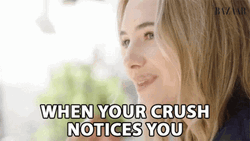 When Your Crush Notice You GIF