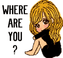 Where Are You Cute Girl Anime GIF