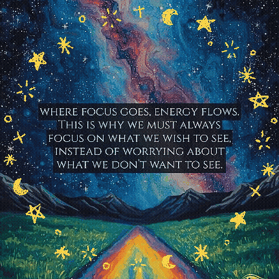 Where Focus Goes Energy Flows GIF