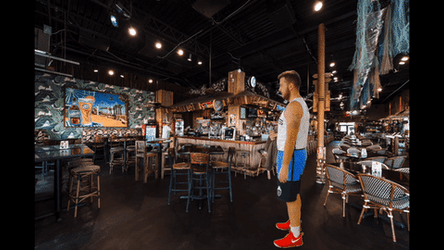 Where Is Everyone Jersey Man In Empty Restaurant GIF