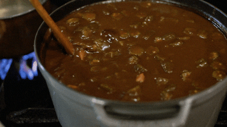 Where's The Beef Stew In Large Pot GIF