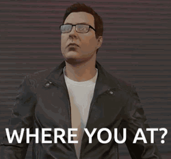 Where You At Man Lookng Around GIF