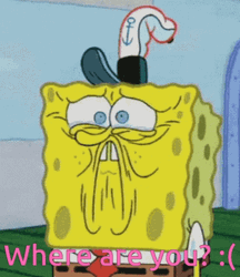 Where You At SpongeBob Crying GIF