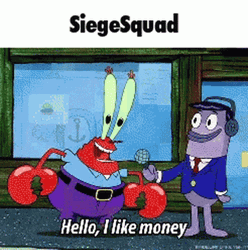 Wheres My Money Excited Mr Krabs GIF