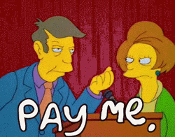 Wheres My Money Principal Seymour Skinner GIF