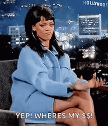 Wheres My Money Rihanna Money Roll GIF