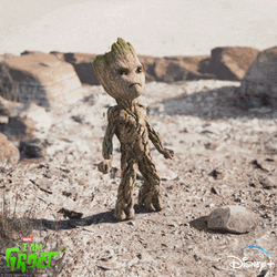 Whining Little Groot GIF