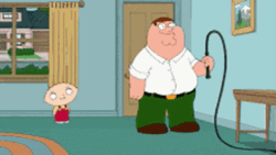Whip Angry Dad Peter Griffin Stewie Family Guy GIF