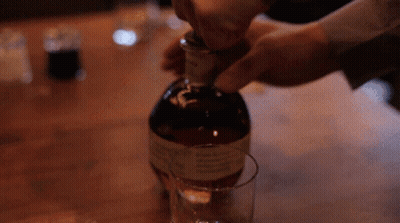Whiskey Poured Into Glass GIF