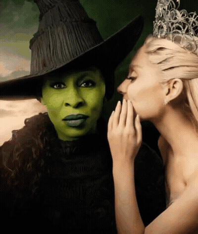 Whispering Into Ear Of Crowned Woman GIF