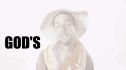 Whispering Man Gods Plan GIF