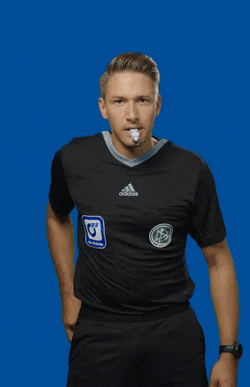 Whistled For Red Card Penalties GIF