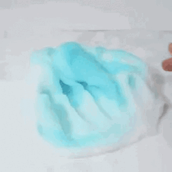 White And Baby Blue Slime GIF
