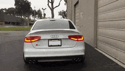 White Audi Tail Lights