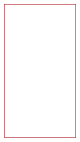 White Background Red Border Painting Sticker