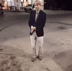 White Boy Backward Money Dance GIF