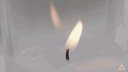White Candle Flame GIF
