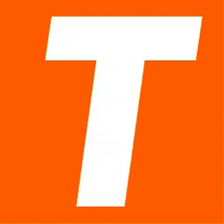 White Capital Letter T With Color Changing Background GIF