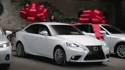 White Car Drifting On Track Church Parking Lot Cam GIF