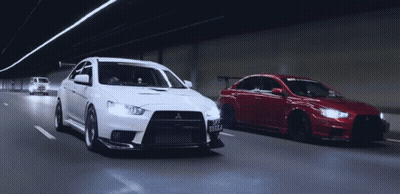 White Car With License Plate Dssc4 GIF
