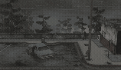 White Car With R.I.P. Sign GIF