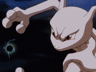White Cartoon Character Standing In Front Of Black Hole GIF