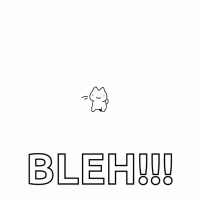 White Cat Tongue Out Bleh GIF