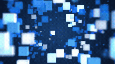 White Cat With Blue Eyes On Blue Surface GIF