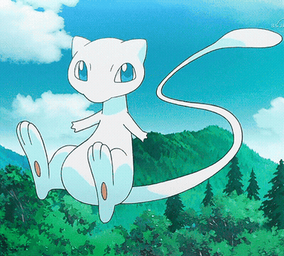 White Cat With Blue Eyes Sitting In Forest GIF