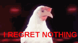 White Chicken Dance At Disco No Regrets Meme GIF