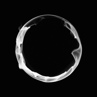 White Circle Smoke GIF
