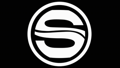 White Circle With Black Stripe GIF