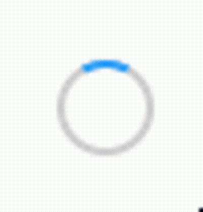 White Circle With Blue Stripe GIF